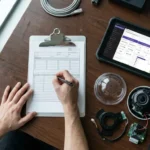 Modelo de ordem de serviço para segurança eletrônica em Word, Excel e PDF