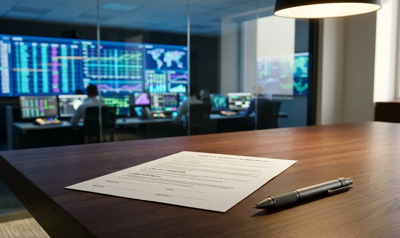 Modelo de contrato de prestação de serviço para empresa de monitoramento